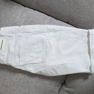 Calvin Klein Light Gray Women's Jean Shorts